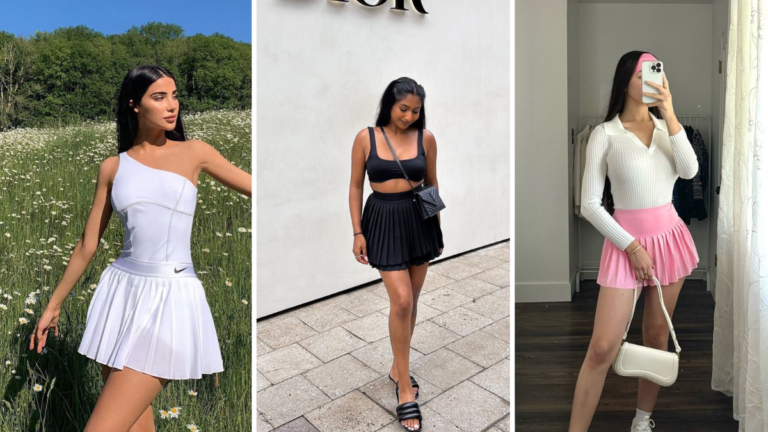 24 Trendy Tennis Skirt Outfits to Serve Looks on and off the Court!