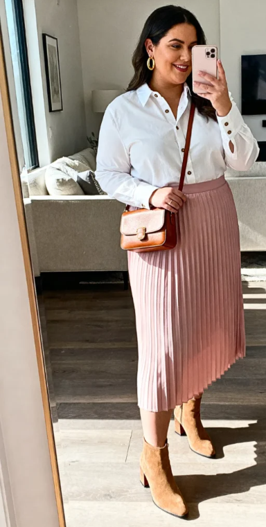 17 Plus Size Modest Spring Outfits That Curvy Women Love