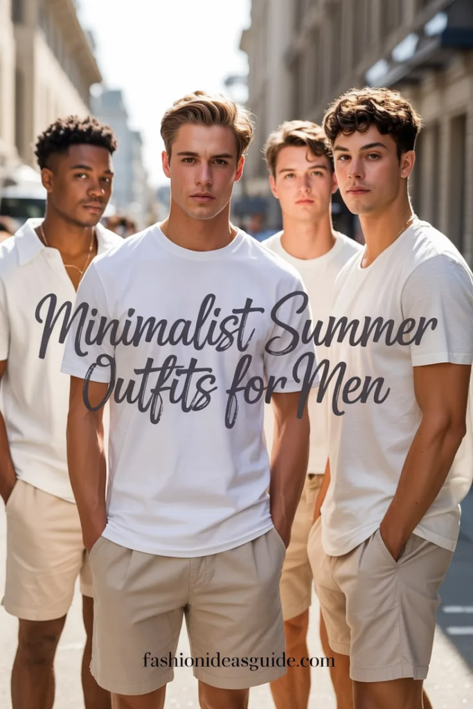 Minimalist Summer Fits for Men