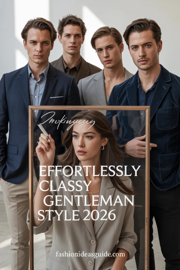 Effortlessly classy gentleman style in 2026