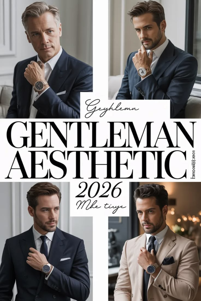  gentleman aesthetic 2026 