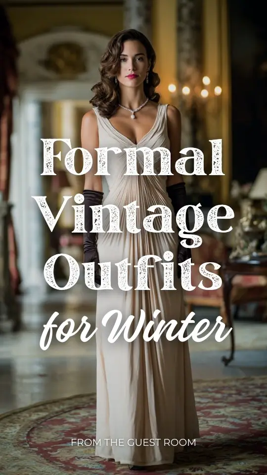 10+ Formal Vintage Outfits for Women in Winter: Sophisticated Looks with a Timeless Soul