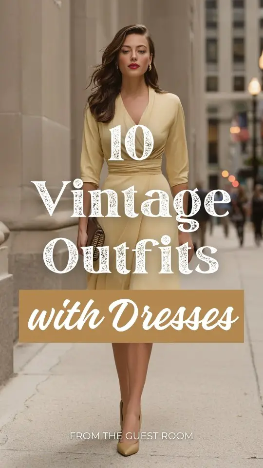 10 Vintage Outfits with Dresses for Women: Soft, Feminine Looks You Can Wear Anywhere