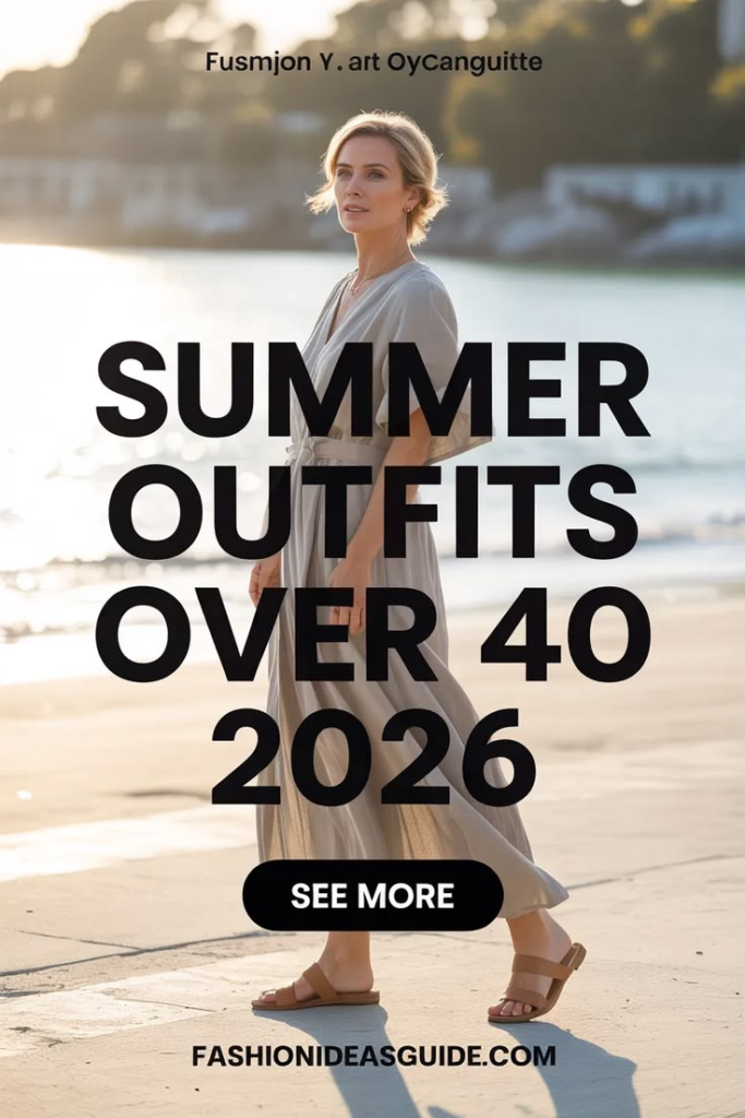 Summer Outfits for Women Over 40 2026 – 28 Chic Looks