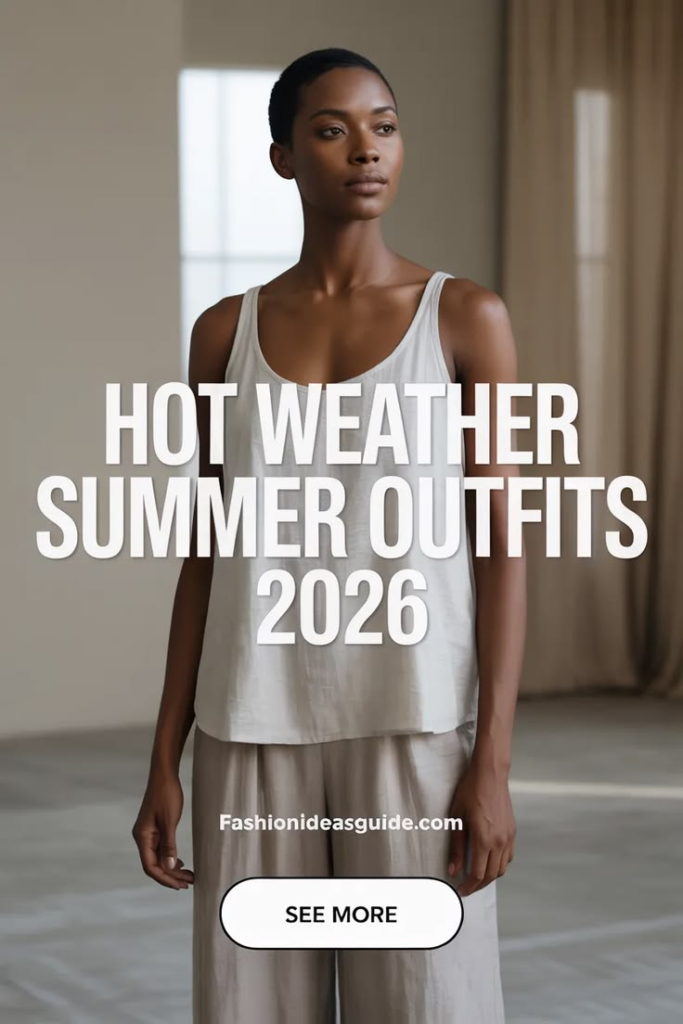 Hot weather summer outfits 2026 