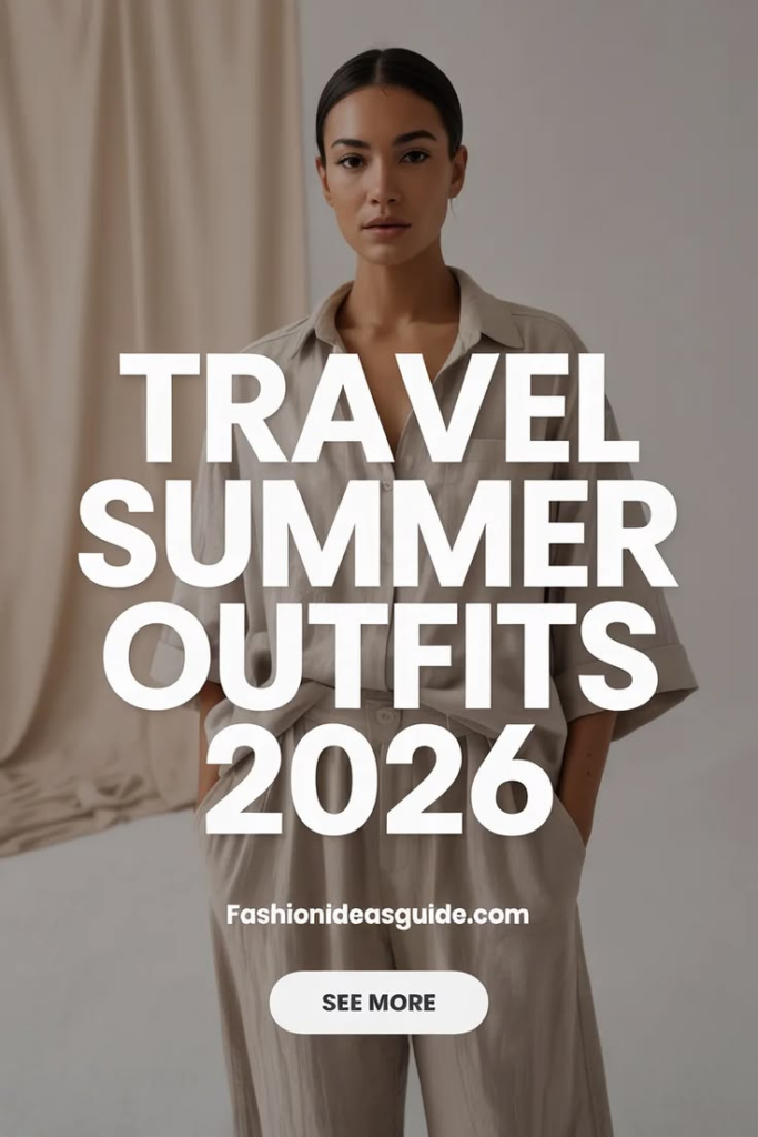 Travel summer outfits 2026