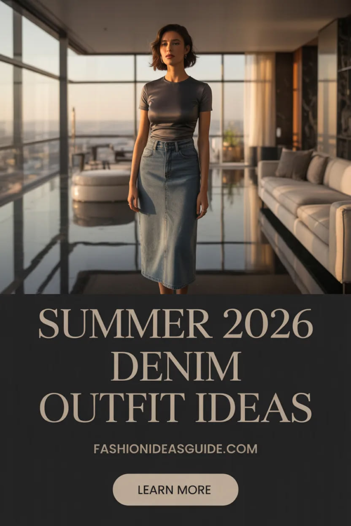 Midsize denim looks summer 2026 