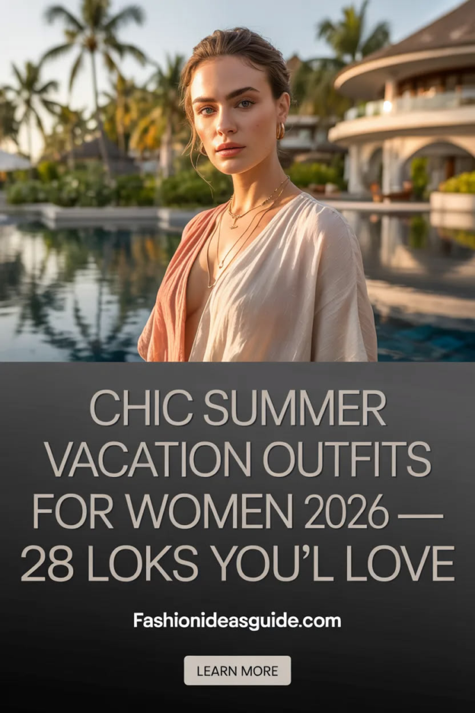 Planning summer vacation outfits 2026