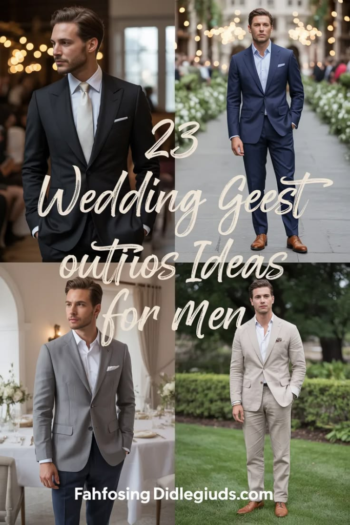 Wedding guest outfit men