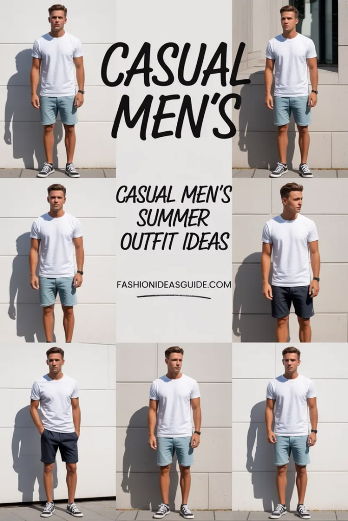 Casual men's summer outfit ideas