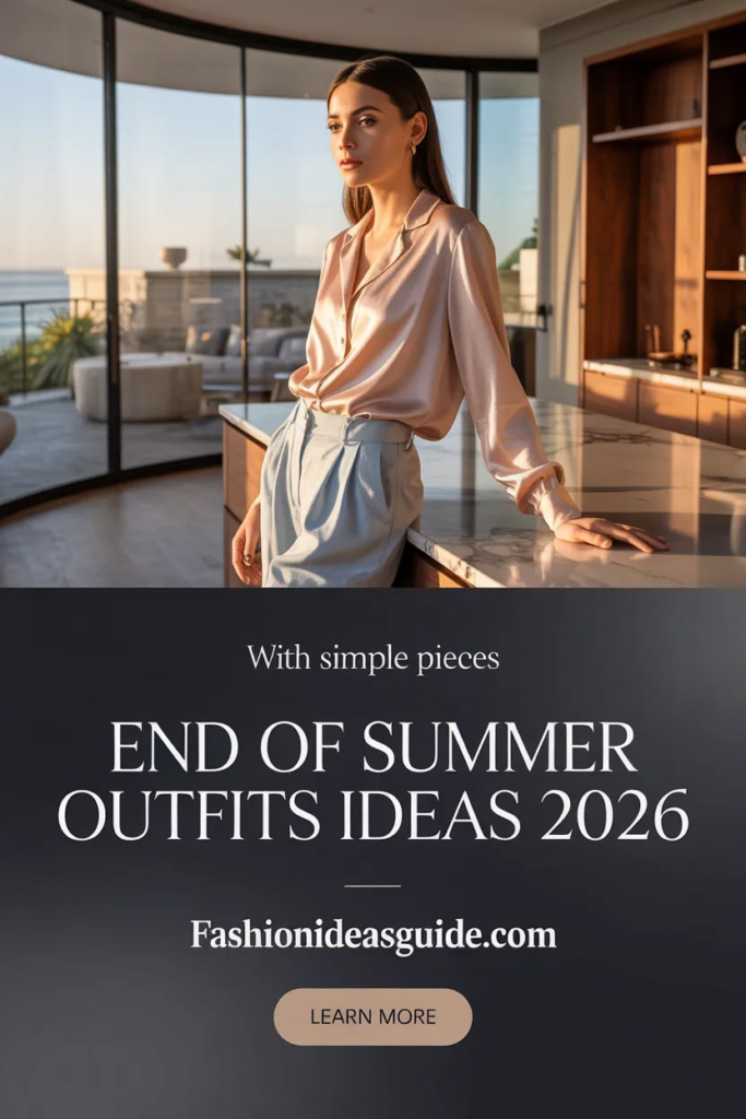 End of summer outfits ideas 2026 