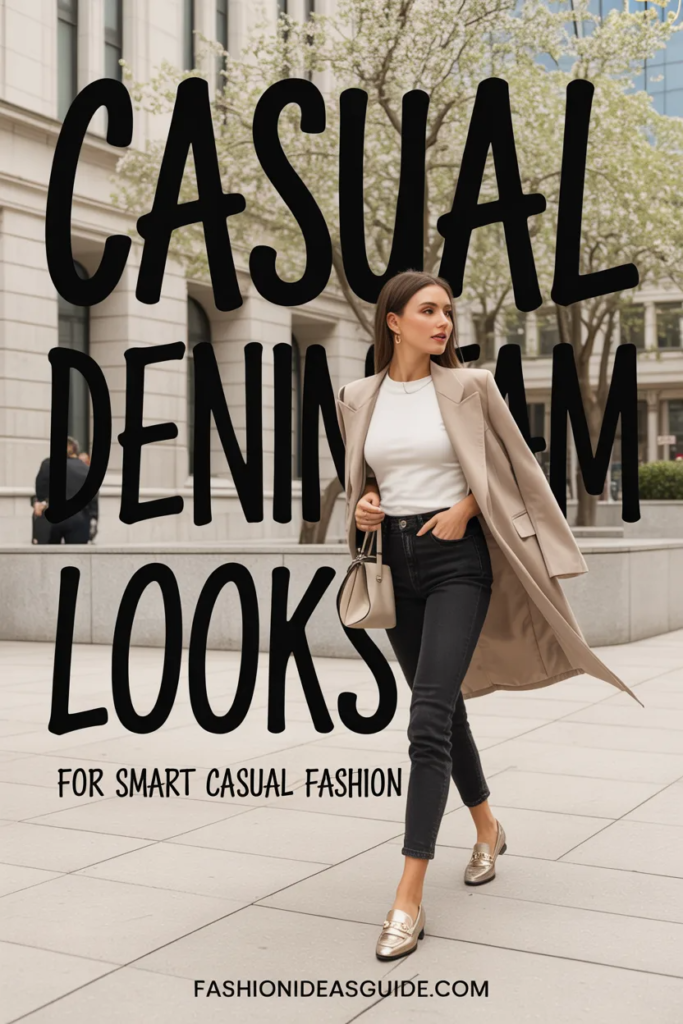 Spring jeans outfits 2026 