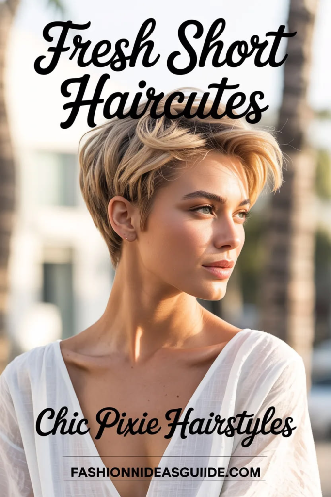 Fresh short haircuts for summer 2026