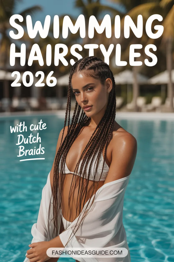 Cute swimming hairstyles for summer 2026