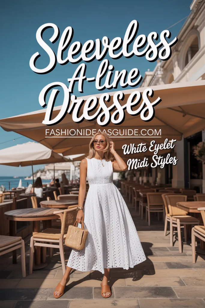 Sleeveless A Line Dress Ideas Summer 2026