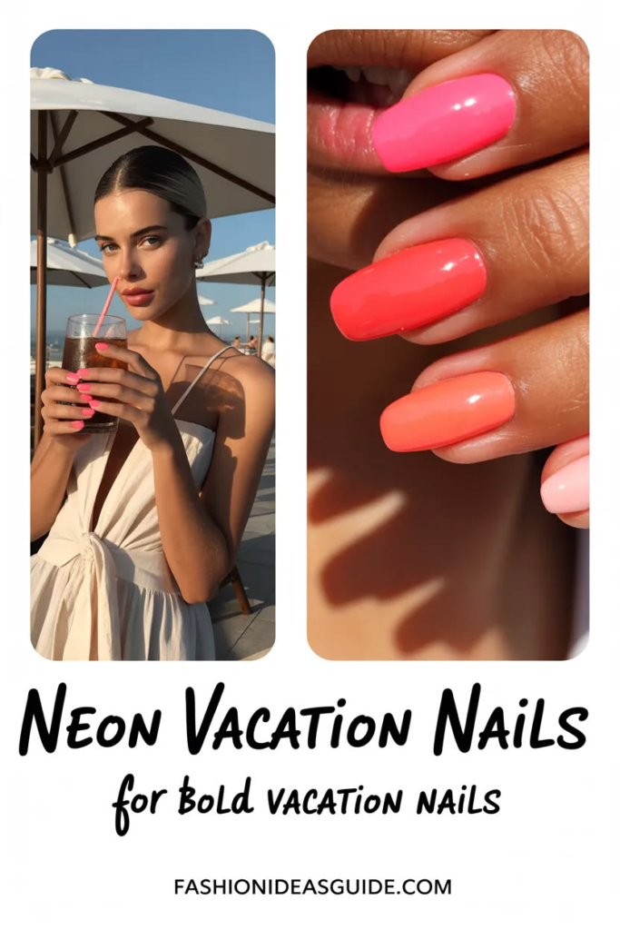Neon summer nail colors 2026