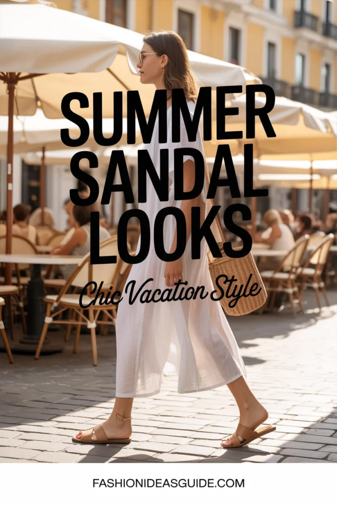 Summer outfits with sandals