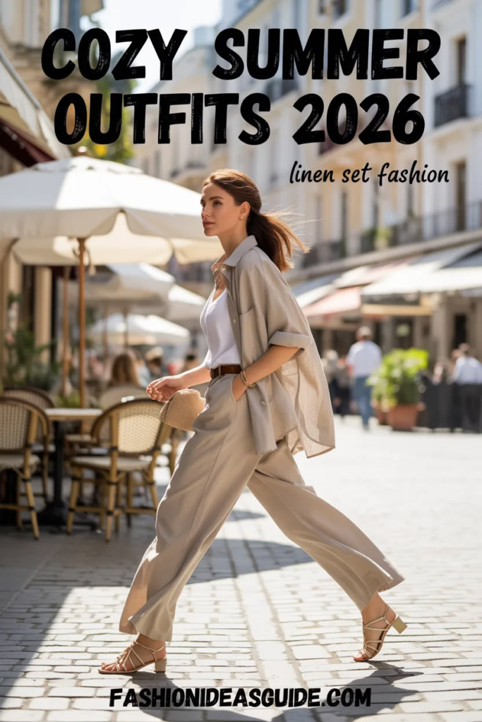 Cozy summer outfit ideas 2026
